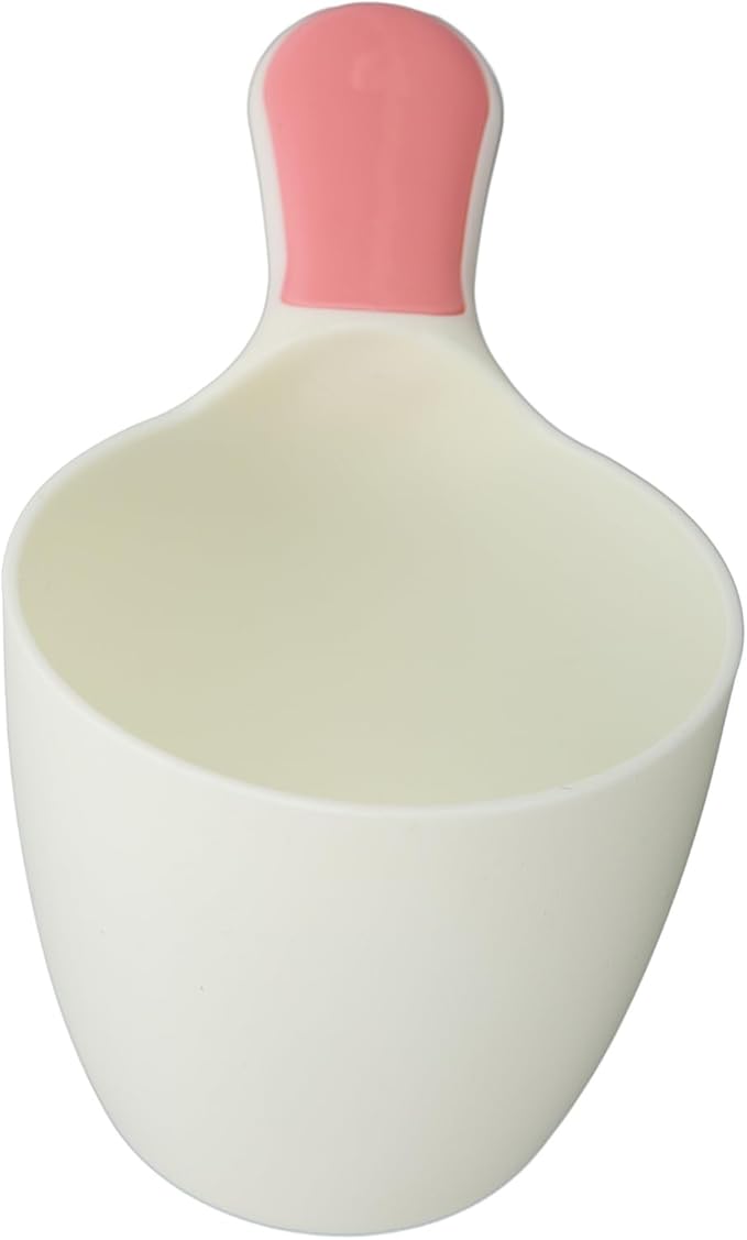 Baby Bath Rinse Cup with Removable Handle for Shower and Hair Washing