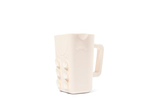 Baby Bath Cup with Suctions - BPA Free, 100% Food Grade Silicone Rinse Cup, Clutter-Free Tub Area, Kids Learning Tool, Sticks to Tiles, Drains Water Upside Down- "Patent Pending"