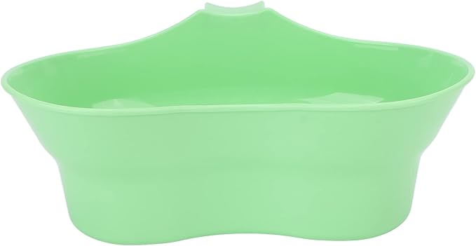 Emesis Basin with Wide Mouth & Handle - Bed Mouthwash Cup Kidney Shape Large with Handle, Patient Toothbrush Cup BPA-Free Plastic Vomit Cup for Elderly Bedridden Patients and Teeth Cleaning