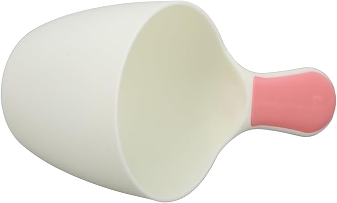 Baby Bath Rinse Cup with Removable Handle for Shower and Hair Washing
