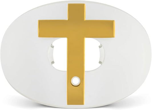 Battle Sports Cross Oxygen Football Mouthguard - Superior Airflow & Better Performance, Maximum Protection & Breathability Football Mouthpiece, Works with Braces