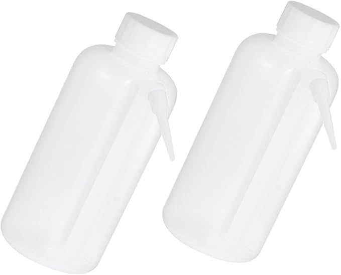 PRETYZOOM 500ml Wide Mouth Plastic Squeeze Wash Bottle Portable Rinse Bottle for Laboratory Tattoo and Cleaning Applications Leak-proof and Sturdy Design