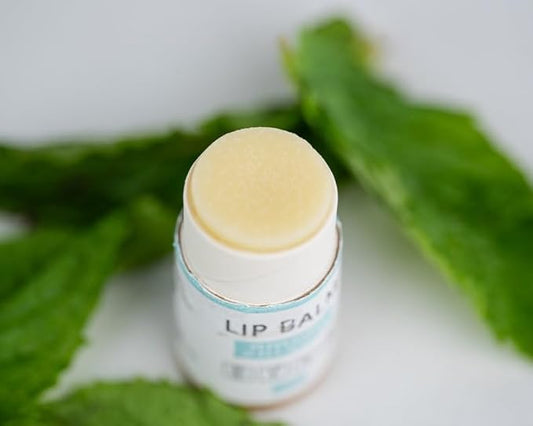 J&L Naturals Sustainable Lip Balm | Organic Ingredients, 100% Natural, Eco-Friendly | Cruelty Free, Vegan, Paraben Free, Silicone Free (Peppermint & Eucalyptus, Single)