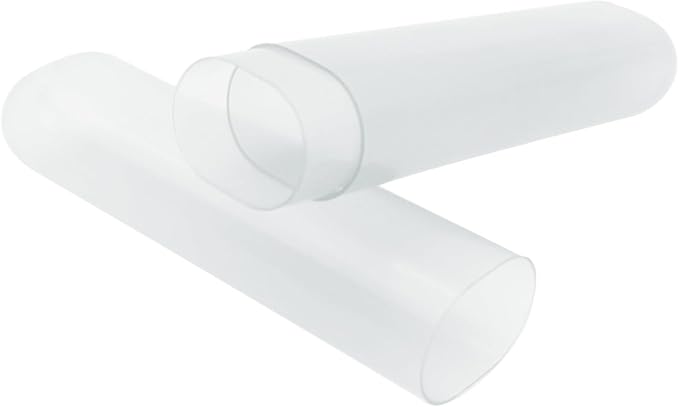 36 Pack Travel Toothbrush Containers Case Portable Plastic Breathable Toothbrush Holder Storage Dust-Proof and Sanitary for Travel Camping School Business (Clear 36pcs)