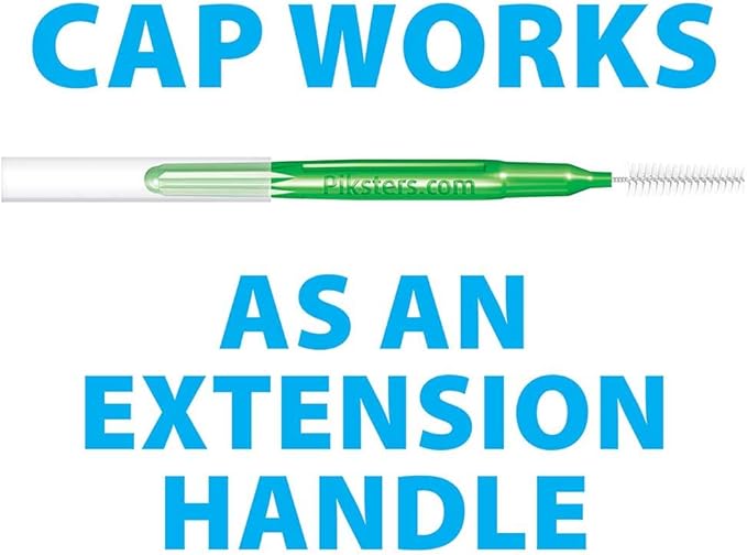 Piksters Interdental Brushes, 35 pk, Size 6, Interdental Tooth Brush for Larger Gaps, Gum Soft Bristles for Plaque Removal, Safe for Braces