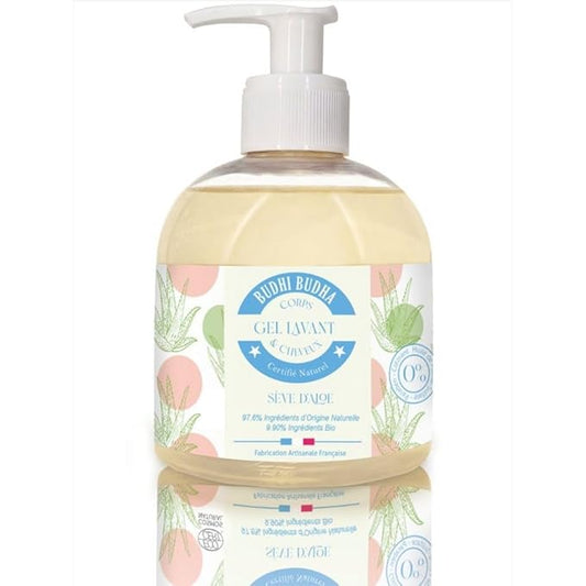 3-in-1 Natural Kids Body Wash, Shampoo, Hand Wash ECOCERT Natural Body Wash - Kids Body Wash, Women's Shower Gel - Kids Shampoo, Kids Bubble Bath, Liquid Hand Soap, Made in France