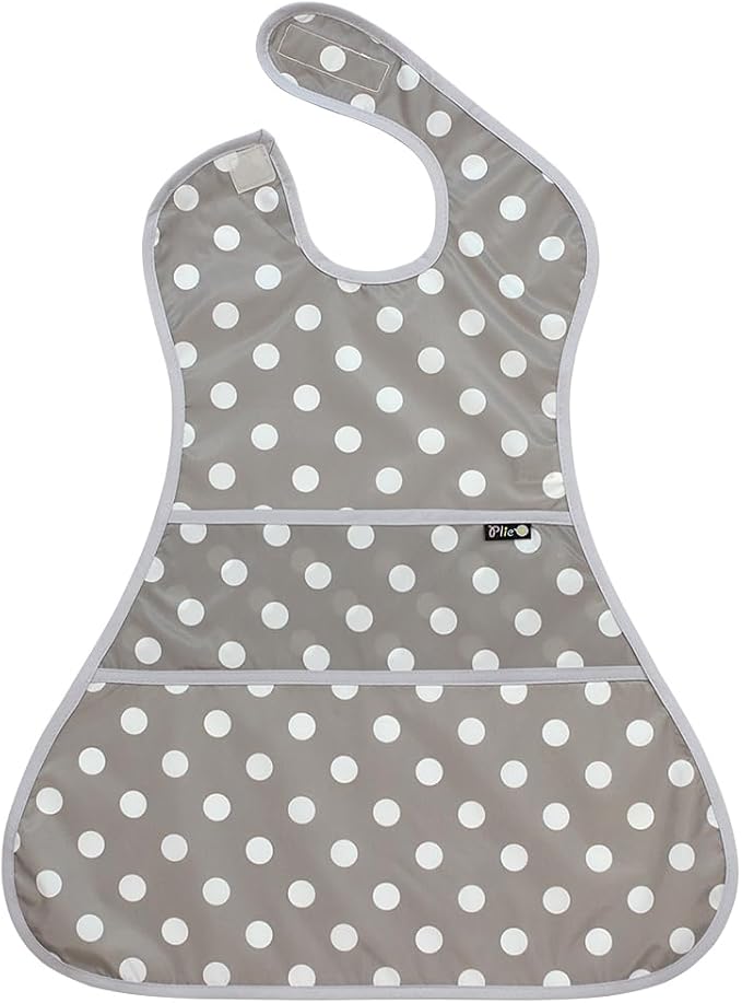 Full Coverage Waterproof Feeding Bib for Toddlers – Extra Long Apron Bib for Mealtime, Self-Feeding, High Chairn