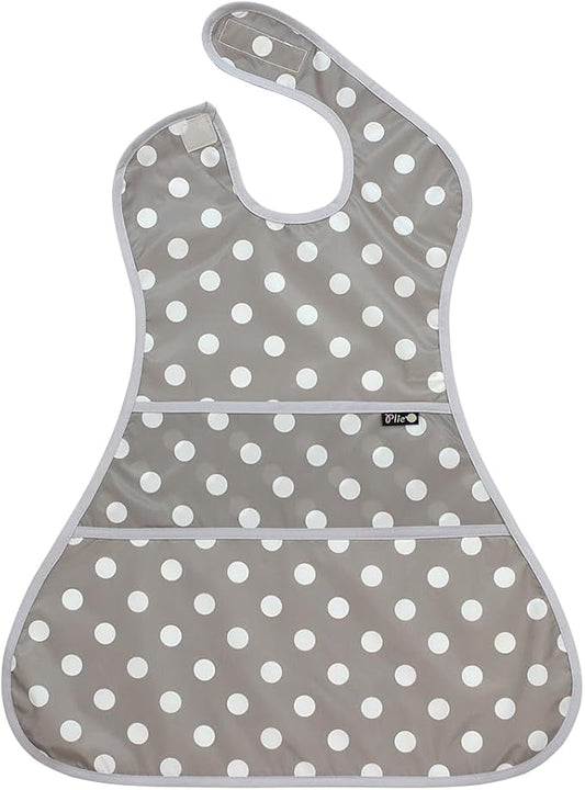 Full Coverage Waterproof Feeding Bib for Toddlers – Extra Long Apron Bib for Mealtime, Self-Feeding, High Chairn