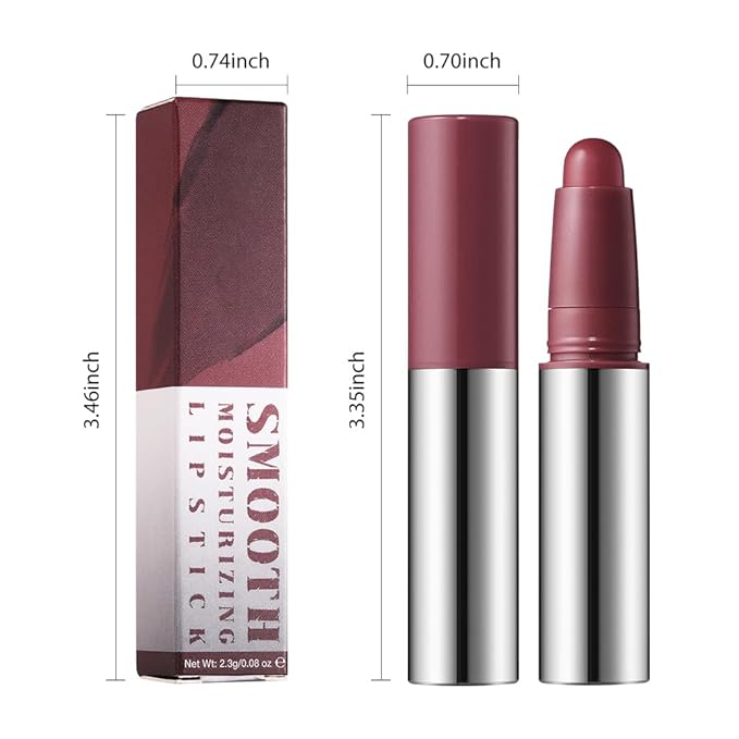 Cardinal Red Matte Lipstick Crayon - High Pigment Creamy Formula, Waterproof Long Lasting, Smooth Glide Application, Non-Sticklipstick,Ultra Thin Lightweight,Velvet Matte Lip Feel for Women 04