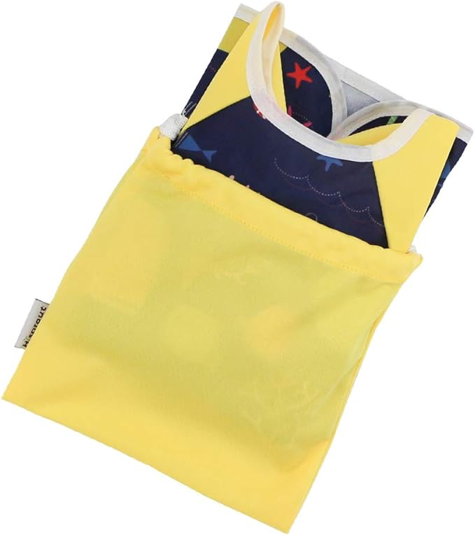 Infant Toddler Baby Waterproof Sleeved Bib, Bib with Sleeves&Pocket, 6-24 Months