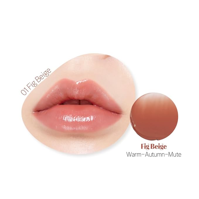 Etude Ginger Sugar Melting Balm Stick 01 Fig Beige | Tinted Moisturizing Lip balm | Natural Ingredients Hydrate Ginger, Sugar, Shea Butter Moisturizing Relaxing Effect | K-Beauty