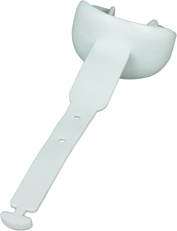 DAMAGE CONTROL Mouthguard with Permanent Helmet Strap, Youth Mouth Guard to Protect Lips & Teeth, No Boiling Pacifier, Breathable Binky Mouthpiece, Football Mouthpiece, Works with Braces (White)