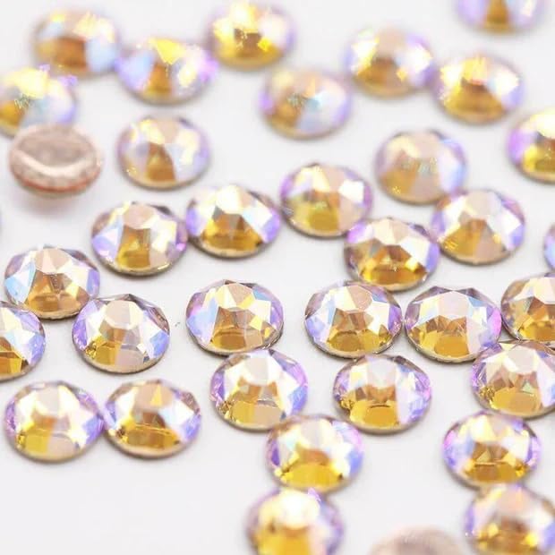 LaserGlow Premium Tooth Gems – 20 Count 2.2mm Silk Shimmer Crystal Dental Jewelry – Shiny Tooth Crystals with Brilliant Reflection, Easy Application & Long-Lasting Hold