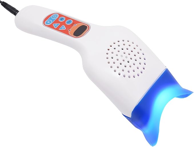 Handheld Teeth Whitening Light,30W 3-Color Adujstable Teeth Whitening Machine, LED Portable Teeth Bleaching Machine for Clinics, Hospitals, Beauty Salons