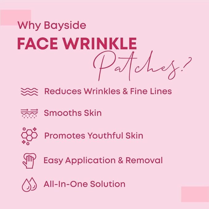 Forehead Wrinkle Patches, Crow’s Feet Patches & Face Lift Tape | Complete Wrinkle Patch Bundle | All-In-One Anti-Aging Smoothing System for Fine Lines, Firming, Lifting & Overnight Wrinkle Prevention