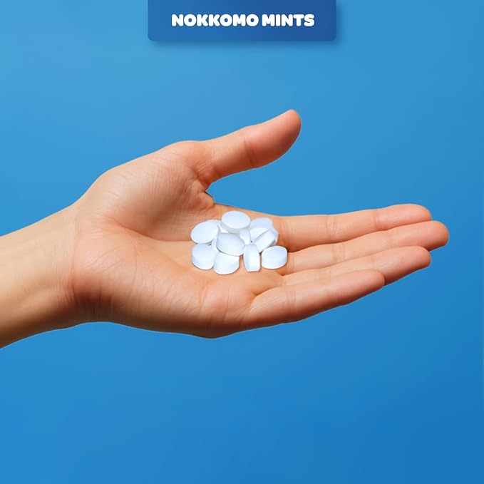 Nokkomo Mints Variety Pack for Dry Mouth Relief | Sugar Free, Natural Saliva Boosting | 40 Mints Each (Pack of 4)