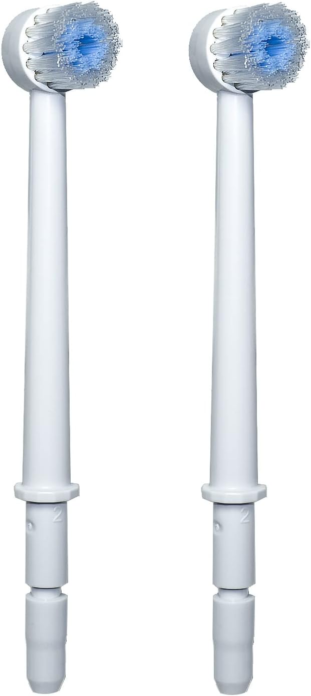 TB100E Replacement Toothbrush Tips Compatible with Waterpik Dental Water Jet - Generic Toothbrush Heads for Waterpik Flossers and Brush Flosser Head