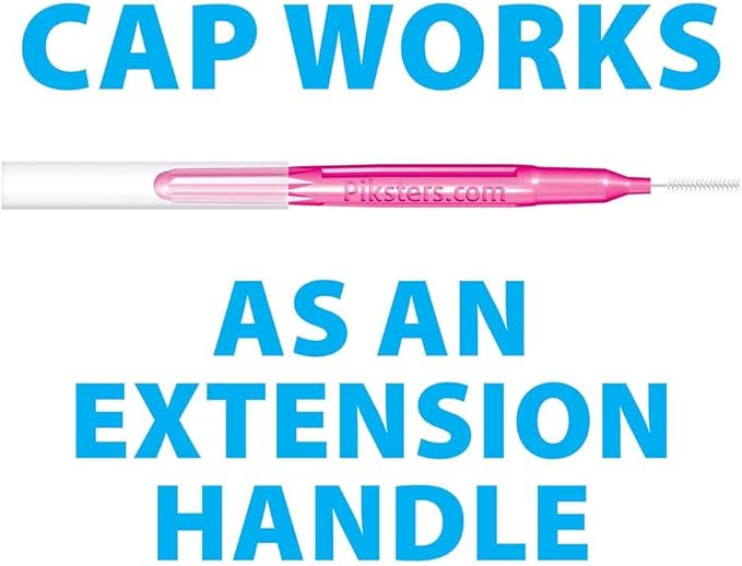 Piksters Interdental Brushes, 35 pk, Size 00, Interdental Tooth Brush for Extremely Tight Gaps, Gum Soft Bristles for Plaque Removal, Safe for Braces