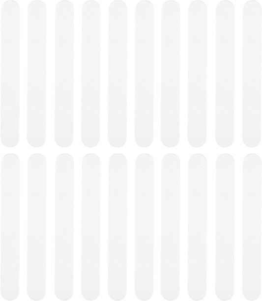 20pcs Plastic Tongue Scrapers, Lip Cheek Retractors, Tongue Depressor Spatulas for Instrument Healthy Oral Care Help Fight Bad Breath