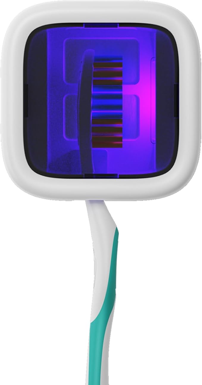 StarWin UV Toothbrush Cleaner Case, Portable Tooth Brush Cover, Holder, and Travel Case for Toothbrushes, White