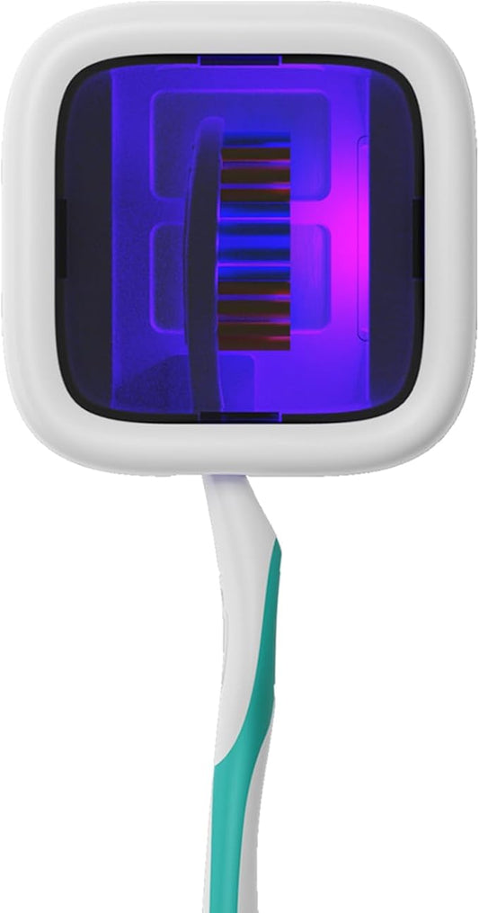 StarWin UV Toothbrush Cleaner Case, Portable Tooth Brush Cover, Holder, and Travel Case for Toothbrushes, White
