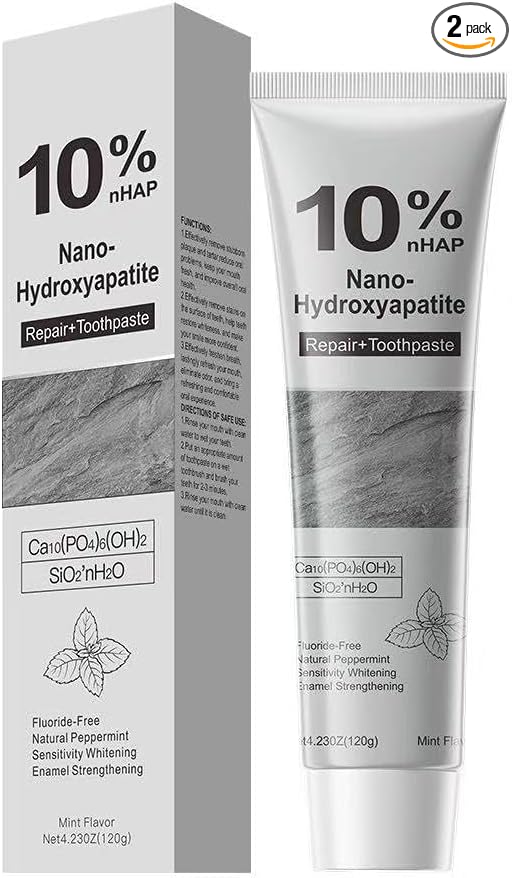Hydroxyapatite Toothpaste SP-6 Probiotic Toothpaste Set for Enamel Protection and Tooth Strengthening Fresh Breath Gum Health Fluoride-Free whitening toothpasteToothpaste for Sensitive Teeth (1)