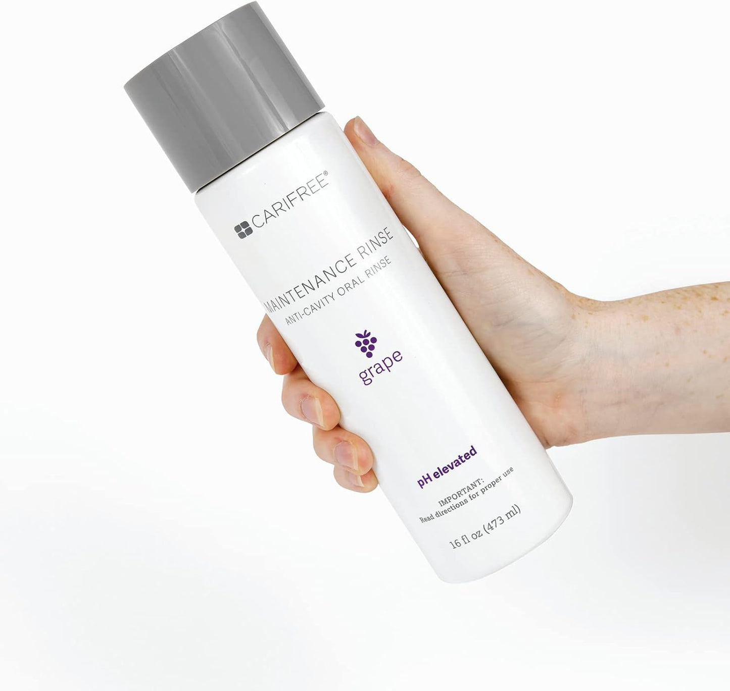 CariFree Maintenance Rinse, Grape Flavored, Anti-Cavity Fluoride Mouthwash, Dentist Recommended, Prevents Oral Decay, Freshens Breath, Alcohol-Free, Neutralizes pH (Previously CTx3)