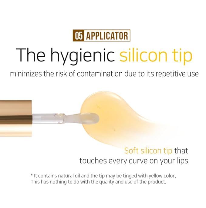 Lip Oil Super Seed | 0.10 Oz | Glass Lip, Healthy Lip Care, Moisturizing Lip Oil with Honey, Propolis, Herbal Oil, Glowy, Revitalizing, Calming Lip, Non-sticky, Non-artificial Colors