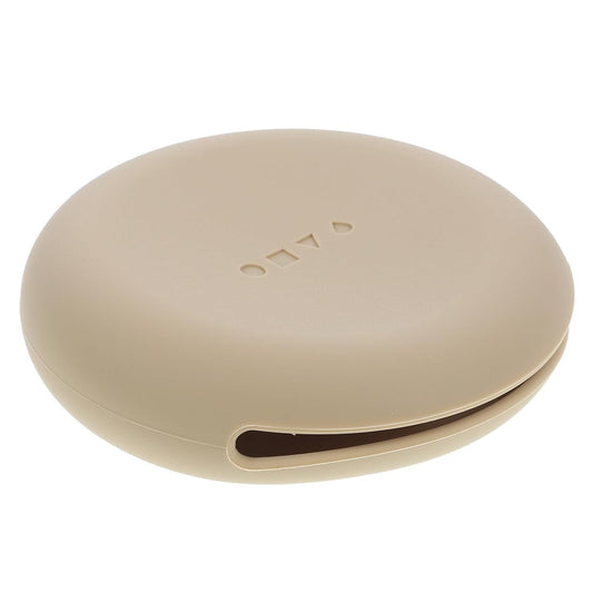 Beaupretty Makeup Puff Case Travel Silicone Powder Puff Holder Portable Makeup Sponge Container for Women Girls Coffee