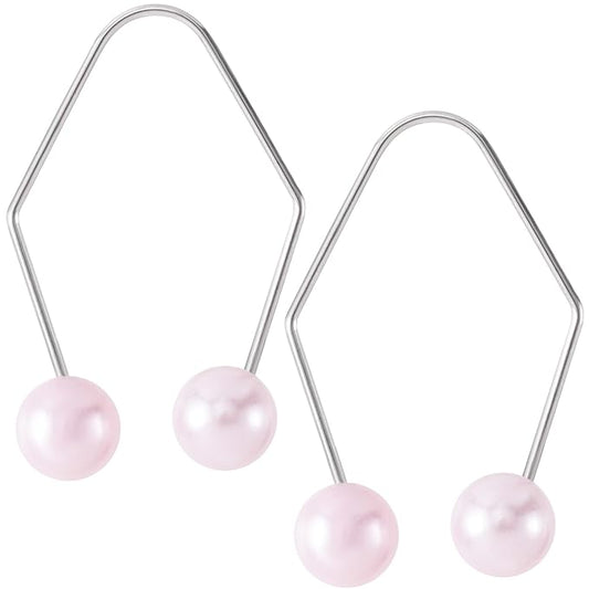 2pcs Natural Dimple Maker for Cheeks, Pink Facial Muscle Dimple Trainer Shaper, Facial Exerciser Tools for Beautiful Smile