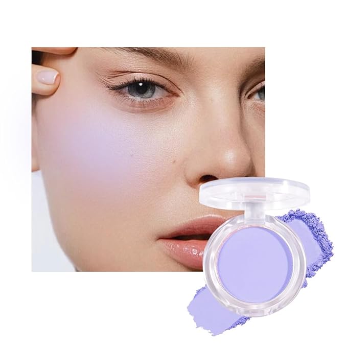 Matte Powder Blush for Cheeks – Long Lasting Natural Face Blusher Makeup, Lightweight Blendable Cheek Color for Women, Vegan & Cruelty-Free – #11 Lavender Lilac