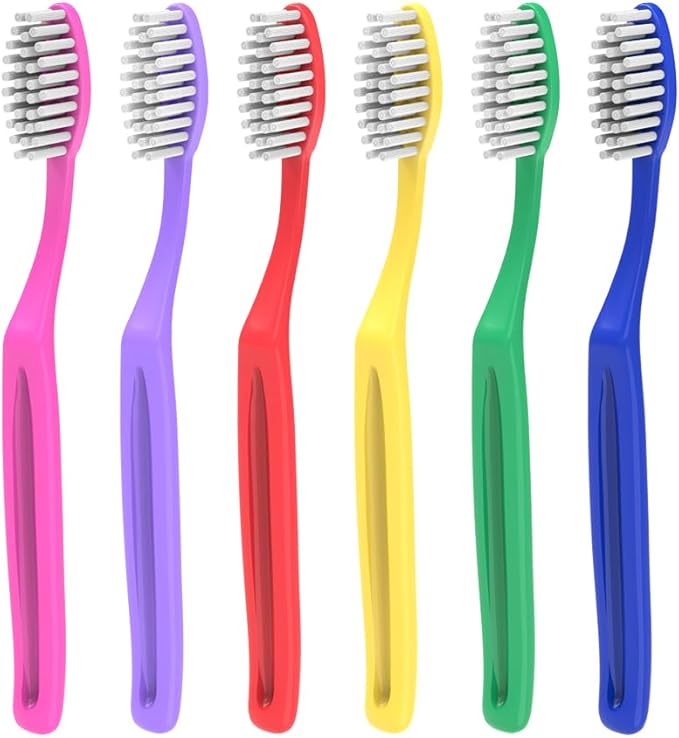 Pack of 72 Kids Disposable Prepasted Toothbrush Soft Bristle and Individually Wrap for Toddlers Girls and Boys