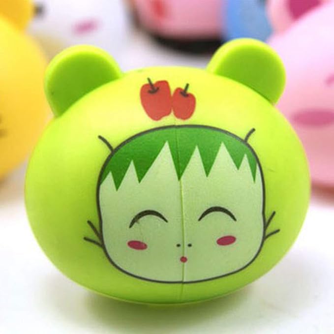 Kids Cartoon Animal for Head Shaped Toothbrush Holder Cover Two Suction Cup