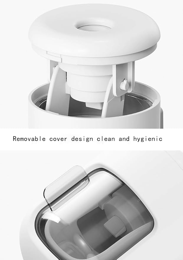 2025 Upgraded So Nice Toothpaste Dispenser Wall Mounted Bathroom Automatic Toothpaste Squeezer,Visualization of Toothpaste Flow Rate(White&Transparent) (Light White & Dustproof)