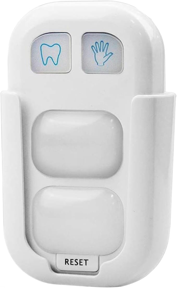 Kids Toothbrush Timer - LED Countdown Timer, Automatic Brushing Light, 2 Minute Flashing Light Timers with Battery Powered Alert | Smart Handwashing Reminder Clock for Children Teens Home School Bathr
