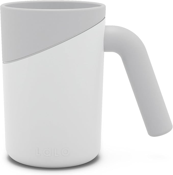 Lalo Coconut Baby Bath Cup - Handle, Tear-Free, Non-Toxic, Soft Edge, Lightweight