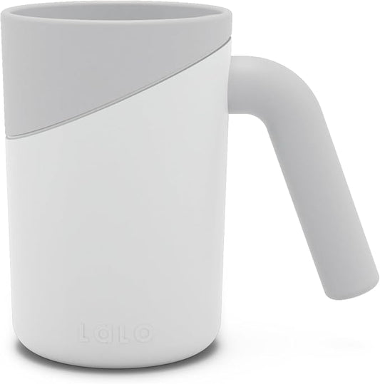 Lalo Coconut Baby Bath Cup - Handle, Tear-Free, Non-Toxic, Soft Edge, Lightweight