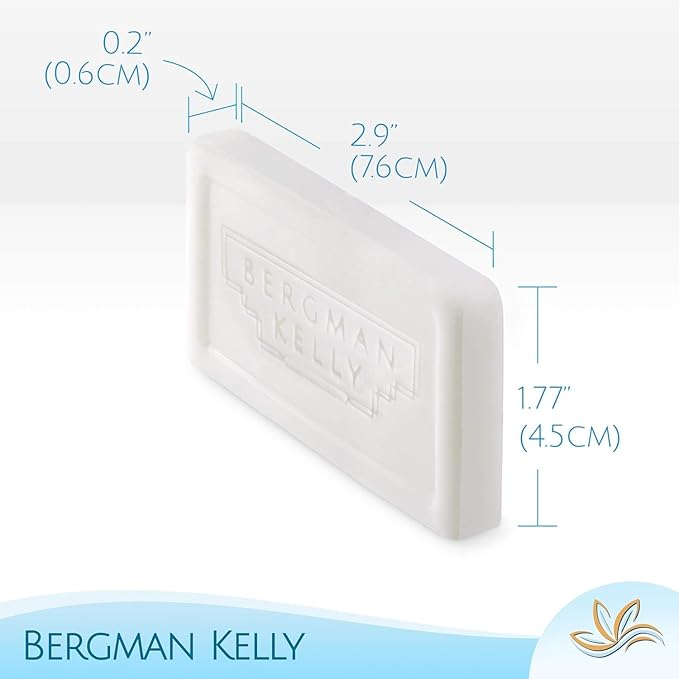 Bergman Kelly - Hotel Toiletries Bundle - Tropical Waterfall, 1 oz each, 18800 pcs - 4-Piece Set: Rectangular Bar Soap, Shampoo, Conditioner & Body Lotion (4700 each) - Bulk Mini Guest Amenities
