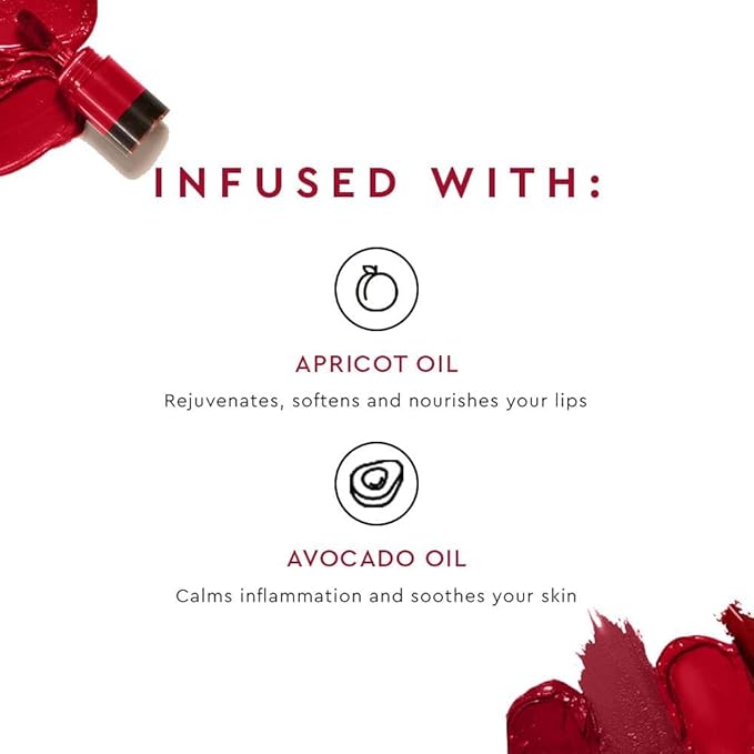 KIRO Four Play Non-Stop Airy Matte Liquid Lip Stack – Dominant Red | 4 Nude Lipstick Shades | Long-Lasting, Transfer-Proof, Hydrating, Lightweight | Infused with Avocado & Apricot Oils | 6ml