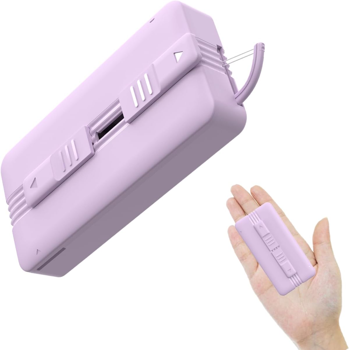 Holy Rose Twin-Line Dental Floss Picks - Portable Flossers Dispenser (2 Boxes) - Mint Flavor Fresh Floss Stick-Dual Action Cleaning,Travel Case is Ultimate Teeth Hygiene Tool.