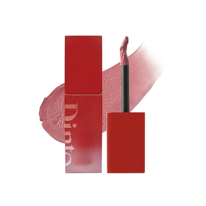 DINTO Blurring Lip Veil - Soft Velvet Blurry Matte Finish Lip Tint, Sheer Natural Coverage, Moisturizing Formula, Long Lasting, Vegan & Cruelty-Free (10 colors) (103 Fermata, 0.11 fl.oz.)