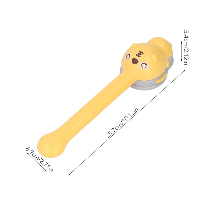 Kids Faucet Handle Extender, 17cm Switch Extension, Universal Cartoon Animal Sink Handle Extender for Toddlers (Locke Yellow)