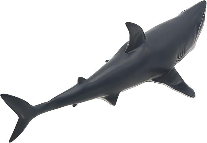 Gemini&Genius Sea Animal Great White Shark Action Figure Soft Rubber Swimming Pool Bathtub Toys, Realistic 18'' Length Ocean Animal Swordfish Educational and Role Play Toy for Kids