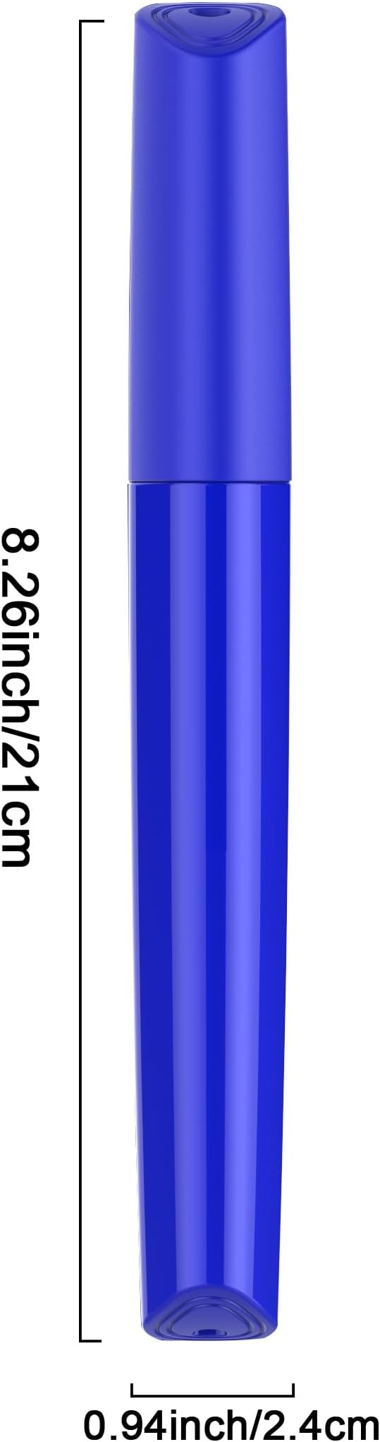 Travel Toothbrush Case, Portable Toothbrush Cover Container Storage Container, Breathable Design with Air Hole More Tube for Travel Hiking Camping and Business Trip (Deep Blue)