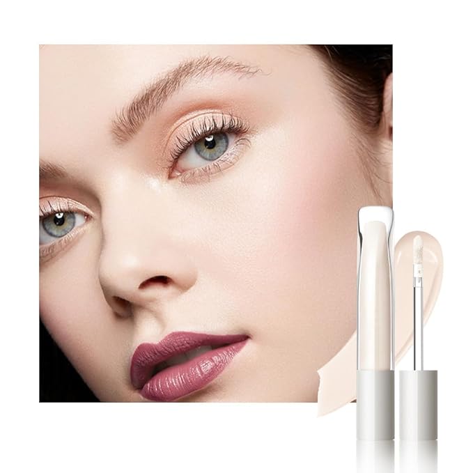 Kaely Liquid Concealer for Older Women, Under Eye Brightener Full Coverage Concealer for Dark Circles, Color Correcting Foundation Face Makeup Waterproof, Vegan & Cruelty-Free, 01 Light