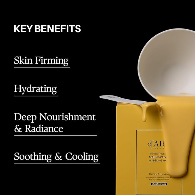 d'alba Piedmont White Truffle Serum & Cream Modeling Mask (Nutritive/Hydrating)