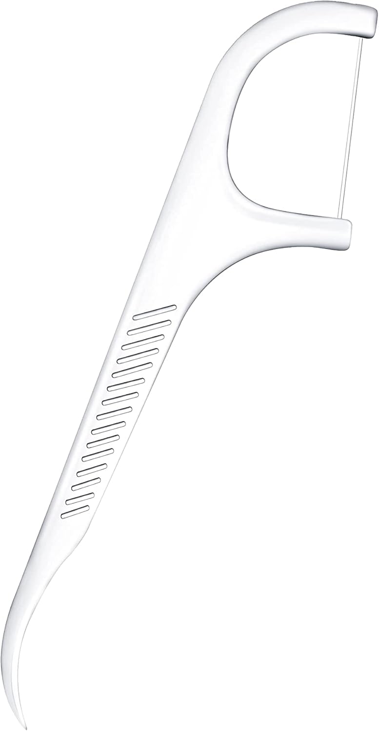 Dental Floss Picks 500 Count，Floss Sticks,Refill Bagged Flosser Toothpicks,High Elasticity,Unflavored,Re-Seal The Flossing Bag Suitable for Daily Cleaning of Teeth.