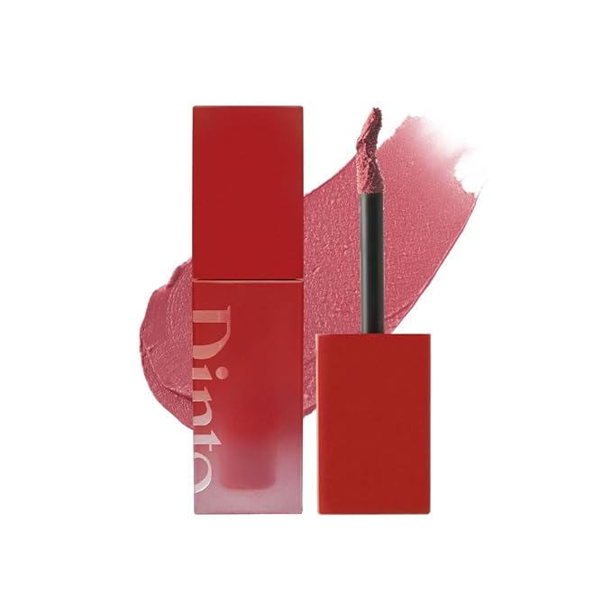 DINTO Blurring Lip Veil - Soft Velvet Blurry Matte Finish Lip Tint, Sheer Natural Coverage, Moisturizing Formula, Long Lasting, Vegan & Cruelty-Free (10 colors) (102 Legato, 0.11 fl.oz.)
