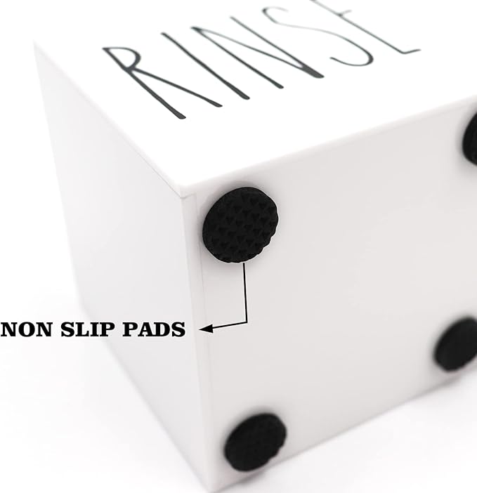 Dixie Acrylic Cup Dispenser and Holder, 3/5 oz White Paper Cup Rinse Organizer Caddy