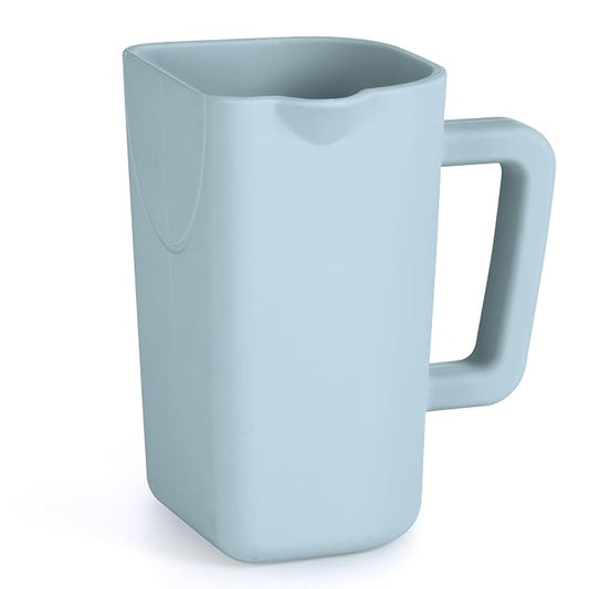 haakaa Gentle Pour Bath Rinse Cup | Food Grade Silicone Shampoo & Body Washing Rinser Cup for Kids with Easy Grip Handle - Sea Breeze